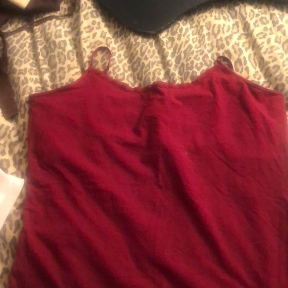 Mossimo Supply Co size XXL Maroon/ cranberry camisole - Picture 5 of 10